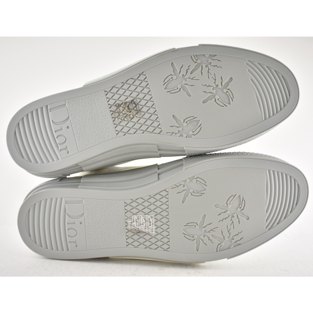 Dior Mens B23 Grey Oblique Logo Transparent High Top Lace Up Flat Sneaker 44 11 - Picture 12 of 12